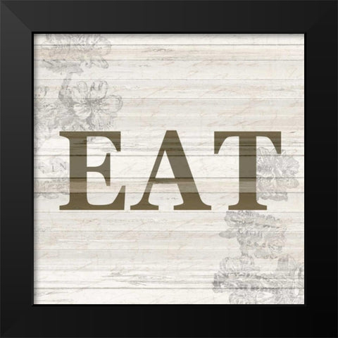 Kitchen Eats 1 Black Modern Wood Framed Art Print by Allen, Kimberly