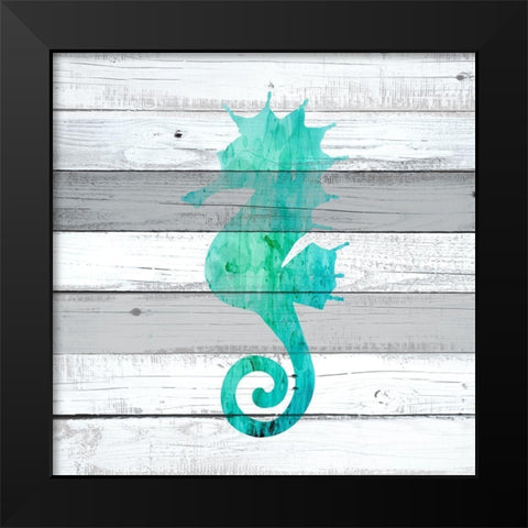 Watercolor Sea Life 2 Black Modern Wood Framed Art Print by Kimberly, Allen