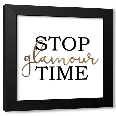 Glamour Time 2 Black Modern Wood Framed Art Print with Double Matting by Kimberly, Allen
