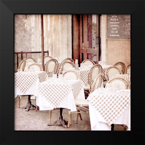Paris Bistro 1 Black Modern Wood Framed Art Print by Allen, Kimberly