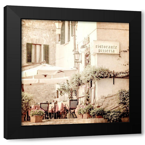 Paris Bistro 3 Black Modern Wood Framed Art Print by Allen, Kimberly