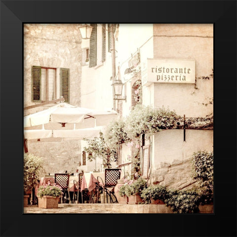 Paris Bistro 3 Black Modern Wood Framed Art Print by Allen, Kimberly