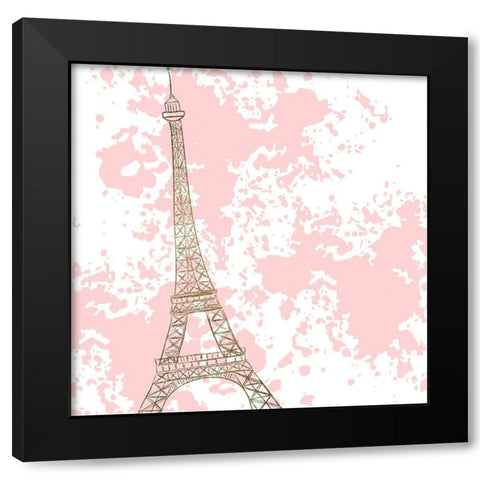 Mon Amour 1 Black Modern Wood Framed Art Print by Allen, Kimberly