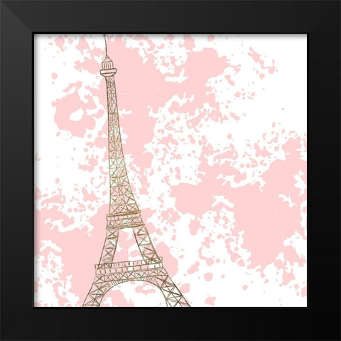 Mon Amour 1 Black Modern Wood Framed Art Print by Allen, Kimberly