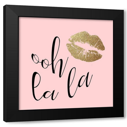 Mon Amour 4 Black Modern Wood Framed Art Print by Allen, Kimberly