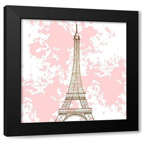 Mon Amour 1 v2 Black Modern Wood Framed Art Print by Allen, Kimberly