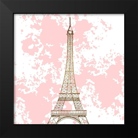 Mon Amour 1 v2 Black Modern Wood Framed Art Print by Allen, Kimberly