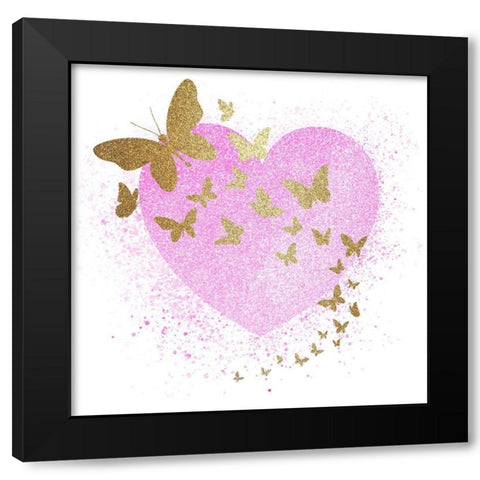 She is Fierce 3 Black Modern Wood Framed Art Print with Double Matting by Allen, Kimberly