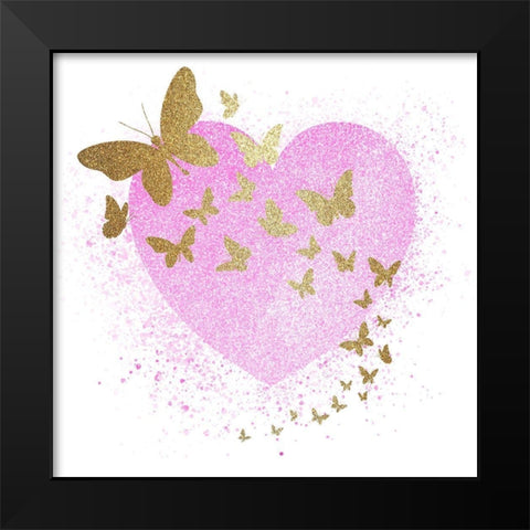 She is Fierce 3 Black Modern Wood Framed Art Print by Allen, Kimberly