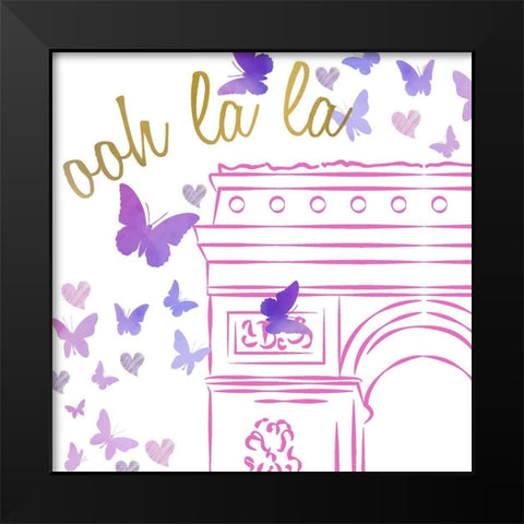 Take Me to 2 Black Modern Wood Framed Art Print by Allen, Kimberly