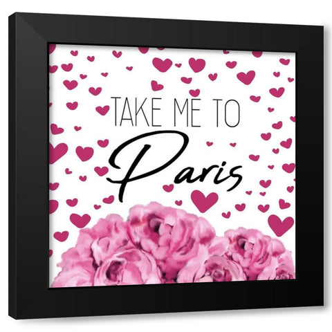 Perfume Paris 3 Black Modern Wood Framed Art Print with Double Matting by Allen, Kimberly