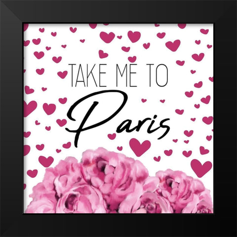 Perfume Paris 3 Black Modern Wood Framed Art Print by Allen, Kimberly
