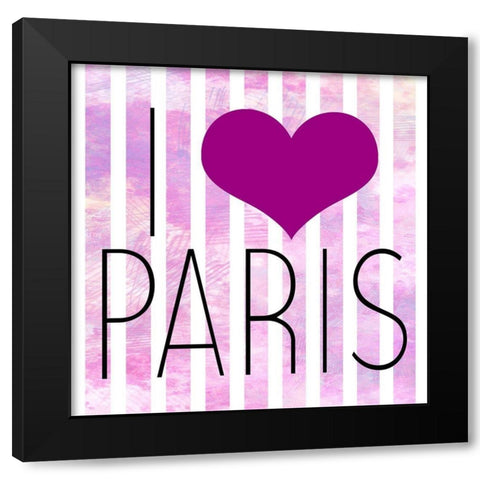 In Paris 2 Black Modern Wood Framed Art Print by Allen, Kimberly