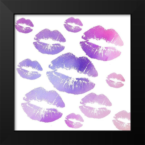 Love 3 Black Modern Wood Framed Art Print by Allen, Kimberly