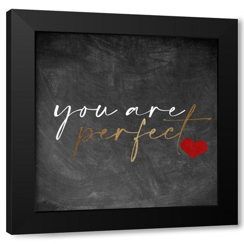 Love Always 3 Black Modern Wood Framed Art Print by Allen, Kimberly