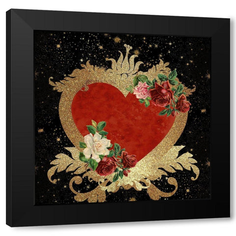 Saint 3 Black Modern Wood Framed Art Print by Allen, Kimberly