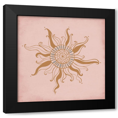 Sun and Moon 1 Black Modern Wood Framed Art Print by Allen, Kimberly