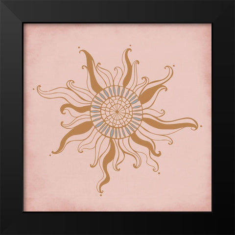 Sun and Moon 1 Black Modern Wood Framed Art Print by Allen, Kimberly