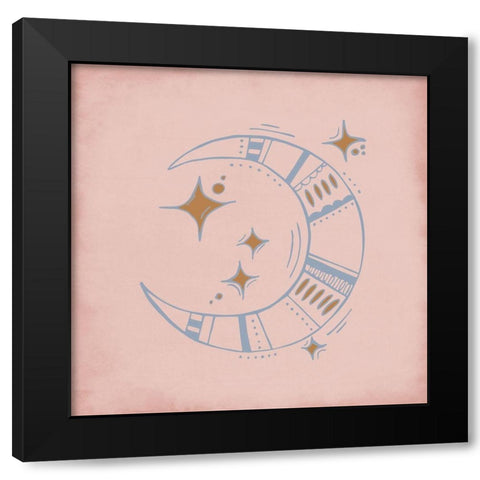 Sun and Moon 2 Black Modern Wood Framed Art Print by Allen, Kimberly