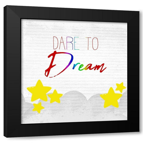 Dreams Come True 2 Black Modern Wood Framed Art Print with Double Matting by Allen, Kimberly