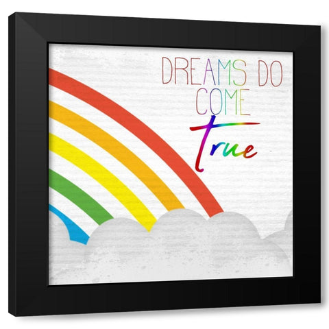 Dreams Come True 3 Black Modern Wood Framed Art Print with Double Matting by Allen, Kimberly