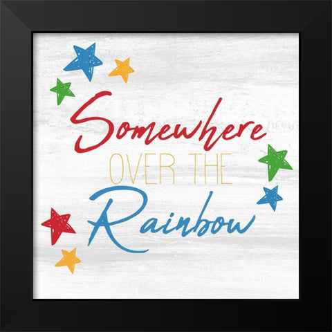 Somewhere 2 Black Modern Wood Framed Art Print by Allen, Kimberly