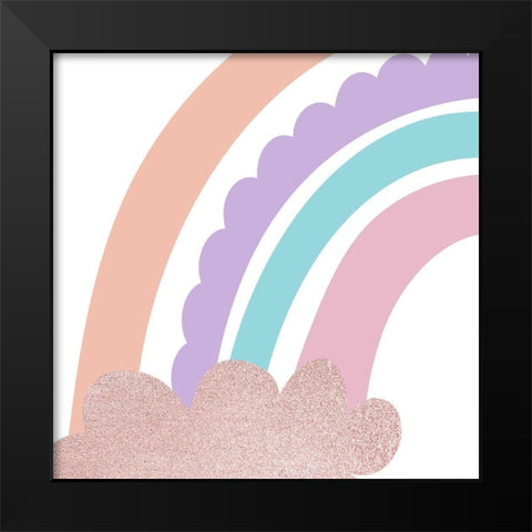 Chase Rainbows 1 Black Modern Wood Framed Art Print by Allen, Kimberly