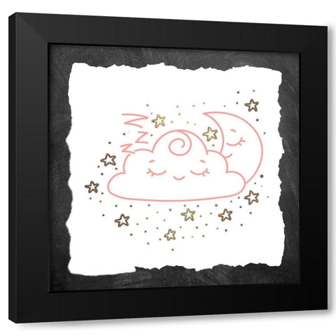 Twinkle 3 Black Modern Wood Framed Art Print by Allen, Kimberly