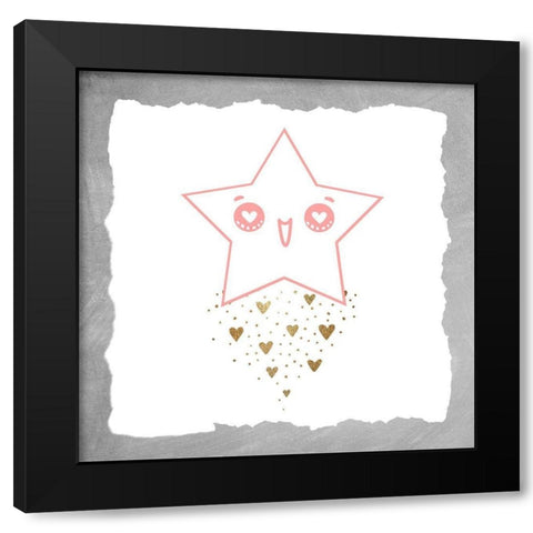 Twinkle 2 Grey Black Modern Wood Framed Art Print by Allen, Kimberly