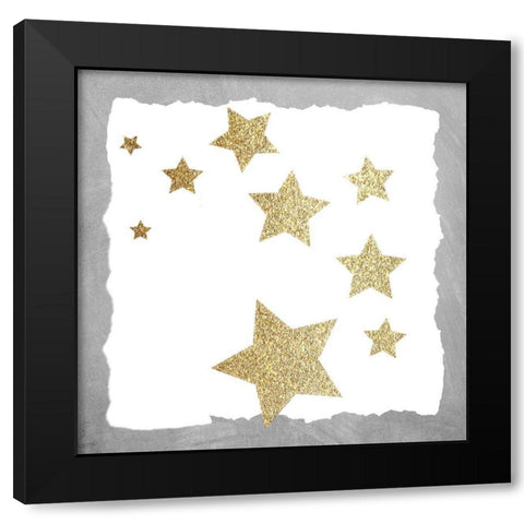 Twinkle Twinkle 2 Black Modern Wood Framed Art Print by Allen, Kimberly