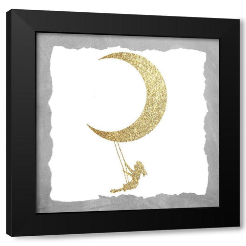 Twinkle Twinkle 5 Black Modern Wood Framed Art Print by Allen, Kimberly