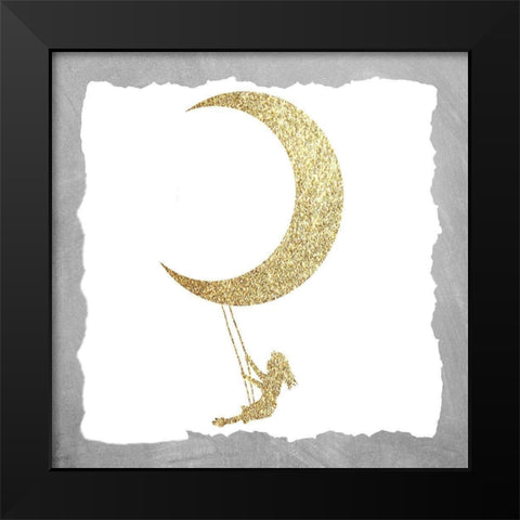Twinkle Twinkle 5 Black Modern Wood Framed Art Print by Allen, Kimberly