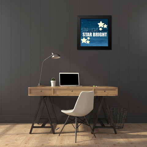 Star Light 1 Black Modern Wood Framed Art Print by Allen, Kimberly