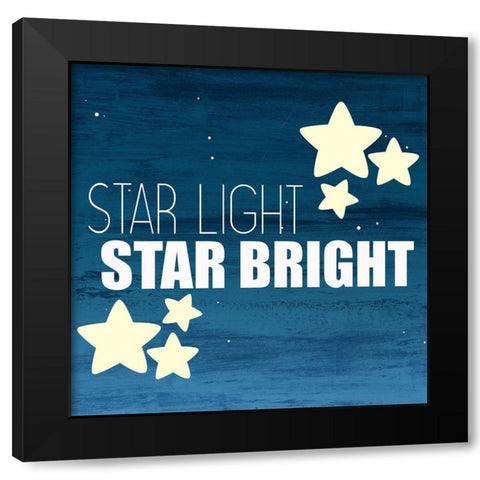Star Light 1 Black Modern Wood Framed Art Print by Allen, Kimberly