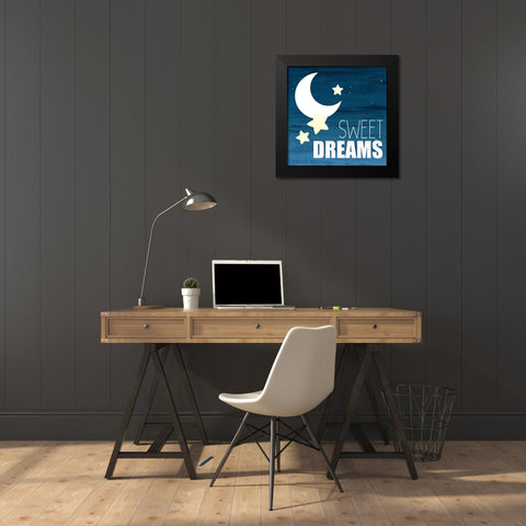 Star Light 3 Black Modern Wood Framed Art Print by Allen, Kimberly