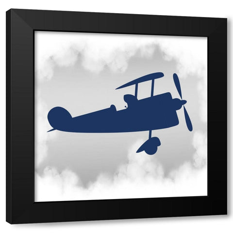 Up Up 2 Black Modern Wood Framed Art Print by Allen, Kimberly