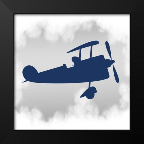 Up Up 2 Black Modern Wood Framed Art Print by Allen, Kimberly