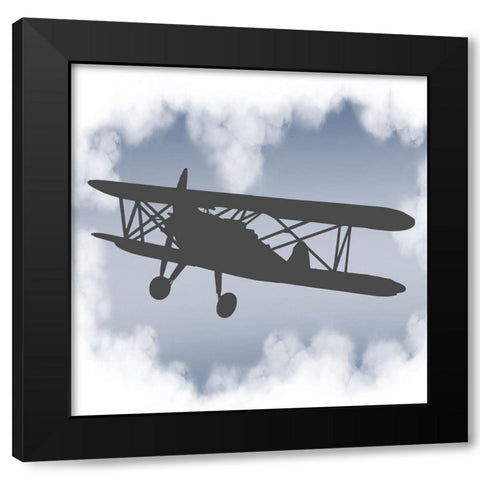 Up Up 3 Black Modern Wood Framed Art Print by Allen, Kimberly