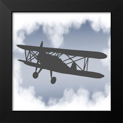 Up Up 3 Black Modern Wood Framed Art Print by Allen, Kimberly