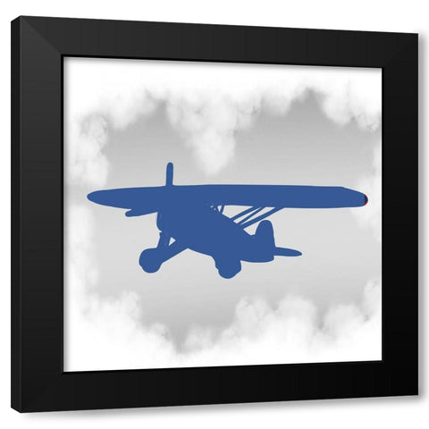 Up Up 5 Black Modern Wood Framed Art Print with Double Matting by Allen, Kimberly