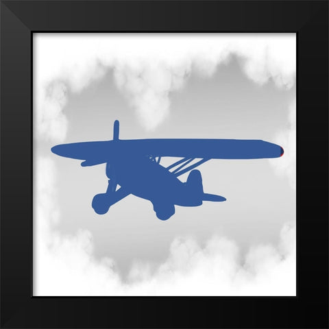 Up Up 5 Black Modern Wood Framed Art Print by Allen, Kimberly