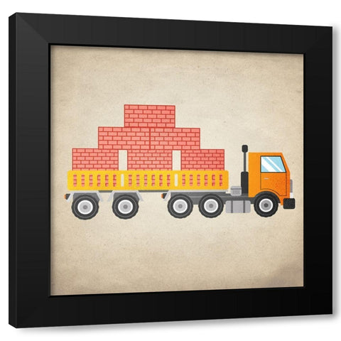 Little Boys 4 Black Modern Wood Framed Art Print by Allen, Kimberly