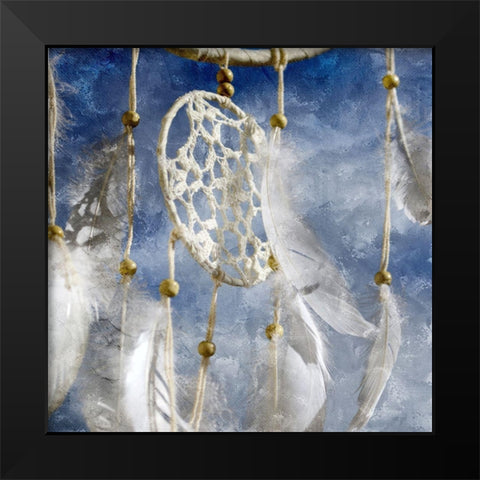 Dream Catcher Black Modern Wood Framed Art Print by Allen, Kimberly