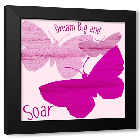 Soar 1 Black Modern Wood Framed Art Print by Allen, Kimberly