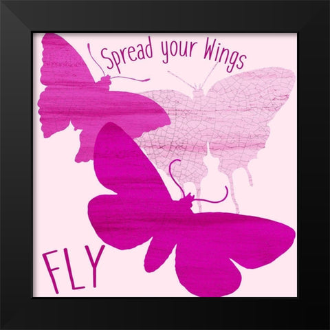 Soar 2 Black Modern Wood Framed Art Print by Allen, Kimberly