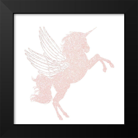 Alicorn 1 Black Modern Wood Framed Art Print by Allen, Kimberly