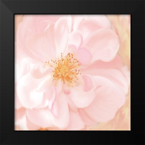 Pretty Pink Black Modern Wood Framed Art Print by Allen, Kimberly