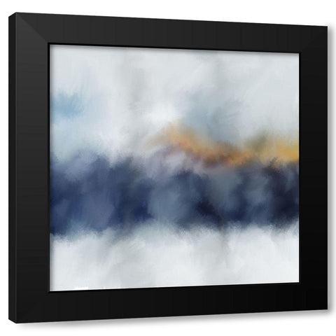 Bluescape Black Modern Wood Framed Art Print by Allen, Kimberly