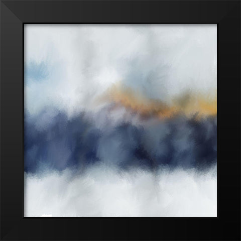 Bluescape Black Modern Wood Framed Art Print by Allen, Kimberly