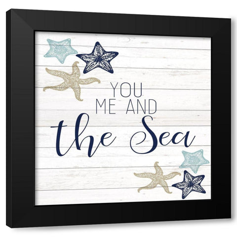 The Sea 1 Black Modern Wood Framed Art Print with Double Matting by Allen, Kimberly